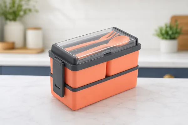 Lunch_Box_with_Spoon_&_Fork,_Double_Layer_with_3_Food_Storage_Container,_Leak_Resistant_Lunch_Box_for_School,_College,_Office,_Picnic_&_Travel._(Colour_-_Pink)