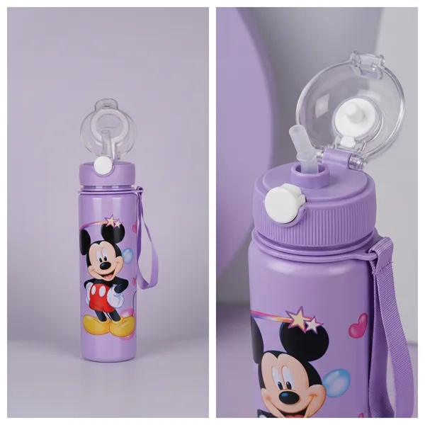 Kids_Water_Bottle_With_Straw_Mikky_Mouse