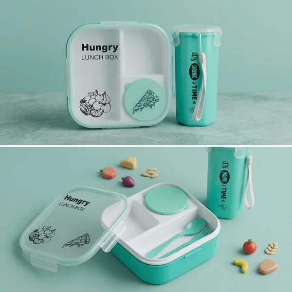Bento_Lunch_Box_With_Water_Bottle_Set_Green