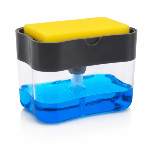 2-in-1_Liquid_Kitchen_Soap_Dispenser_With_Sponge_Holder__|Include_Free_Sponge_Scrubber_