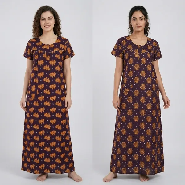 Violet_Cotton_Print_Nighty_Duo_For_Women
