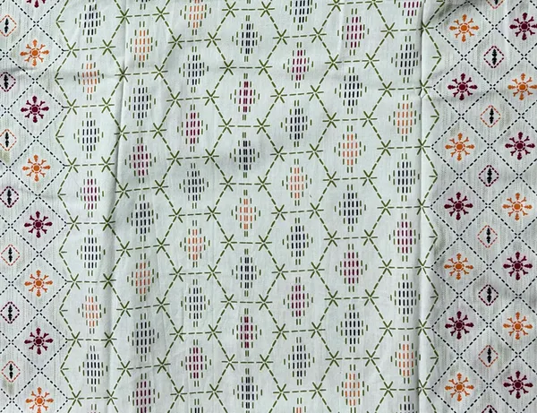 Women's_Off-White_Cotton_Front_Zipper_Nighty_-_Geometric_Ikat_Printed_Collar_Neck_Nightdress