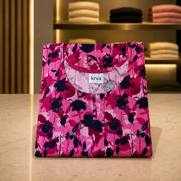 Women's_Rani_Pink_Floral_Printed_Cotton_Nighty_-_Cozy_Round_Neck_Nightdress