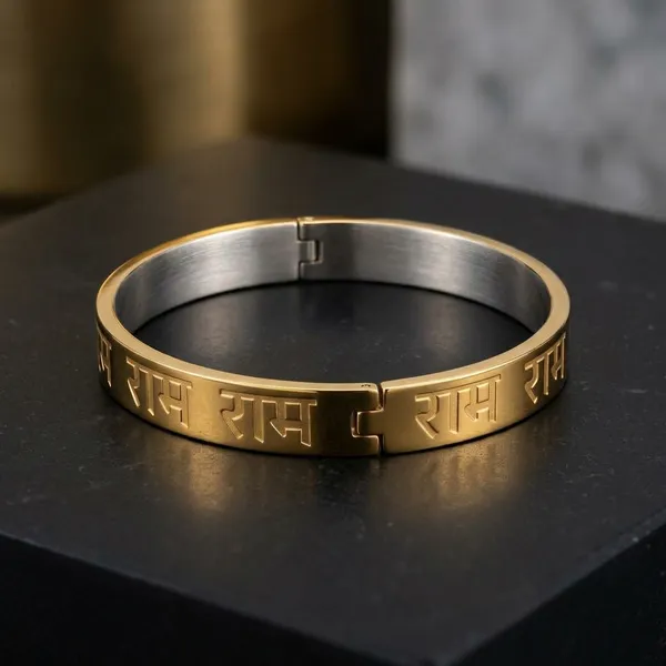 Gold_Steel_Sanskrit_Mantra_Engraved_Kada_Bracelet_For_Men