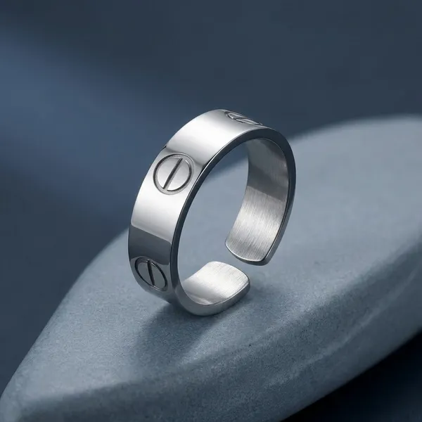 Silver_Stainless_Steel_Screw_Motif_Adjustable_Band_Ring_For_Men