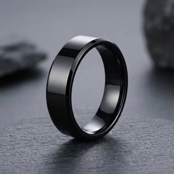 Black_Steel_Flat_Band_Ring_For_Men