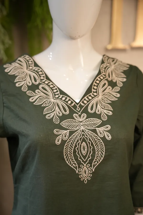 Green_Cotton_Suit_With_Dupatta_For_Women