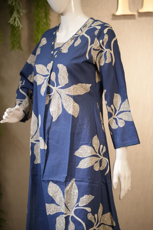 Royal_Blue_Cotton_Printed_Suit_With_Printed_Dupatta_For_Women