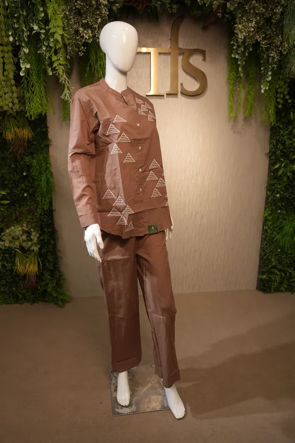 Chocolate_Brown_Cotton_Coord_Set_For_Women