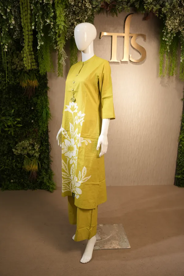 Lemon_Green_Cotton_Printed_Coord_Set_For_Women