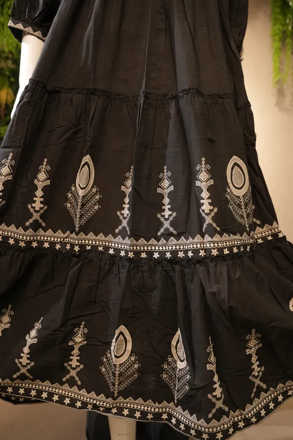 Black_Cotton_Kurti_For_Women