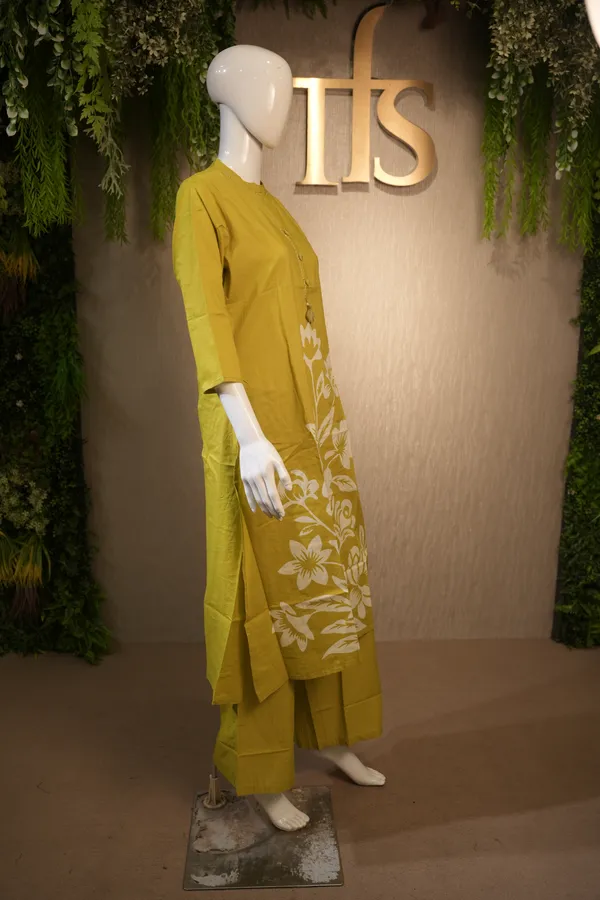Lemon_Green_Cotton_Printed_Coord_Set_For_Women