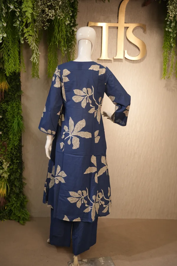 Royal_Blue_Cotton_Printed_Suit_With_Printed_Dupatta_For_Women