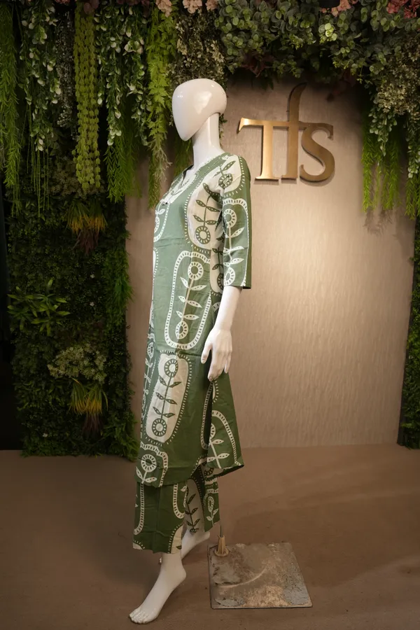 Green_Cotton_Printed_Coord_Set_For_Women