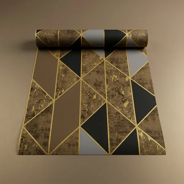 Imported_Paper_Geometric_Gold_Black_Diamond_Wallpaper