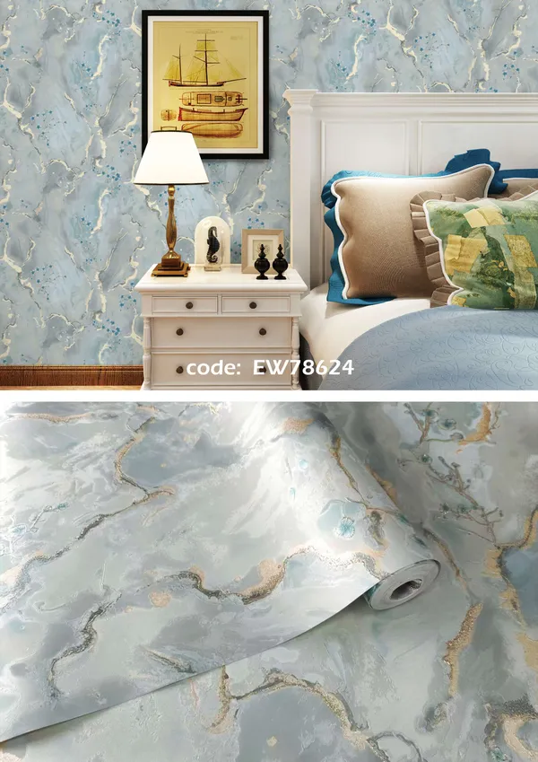 Imported_Paper_Contemporary_Blue_Gold_Marble_Peel_Stick_Wallpaper