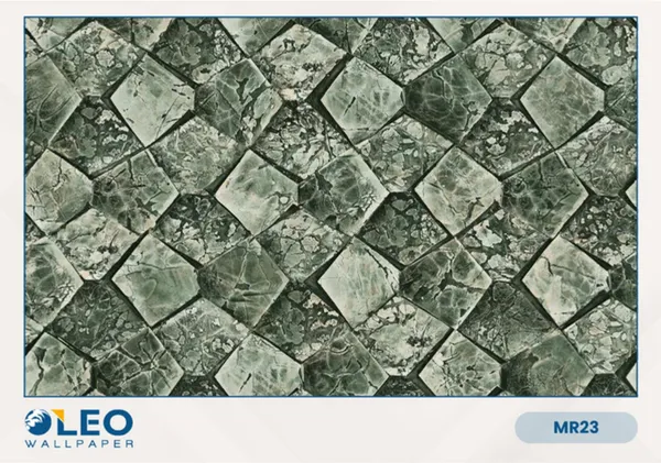 Imported_Paper_Modern_Green_Marble_Texture_Wallpaper