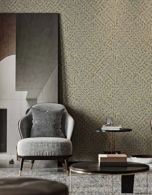 Imported_Paper_Contemporary_Beige_Basketweave_Texture_Wallpaper