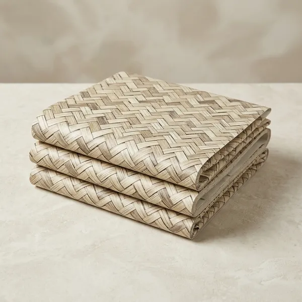 Imported_Paper_Modern_Herringbone_Pattern_Wallpaper