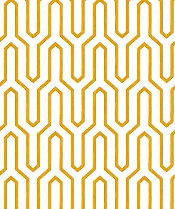 Imported_Paper_Modern_Gold_White_Hexagon_Geometric_Wallpaper