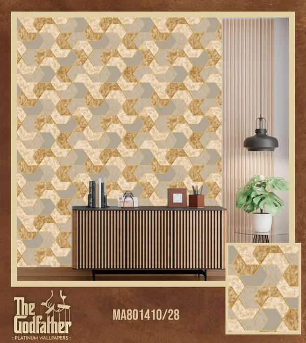 Imported_Paper_Modern_Beige_Branch_Pattern_Textured_Wallpaper