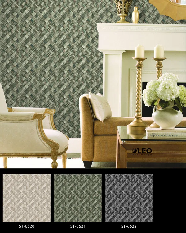 Imported_Paper_Green_Basketweave_Peel_And_Stick_Wallpaper