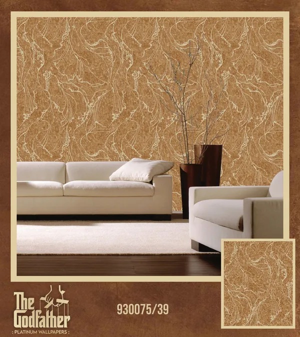 Imported_Paper_Luxury_Brown_Marble_Swirl_Pattern_Wallpaper
