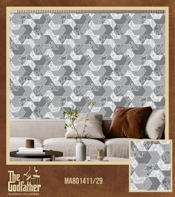 Imported_Paper_Contemporary_Grey_Marble_Geometric_Wallpaper