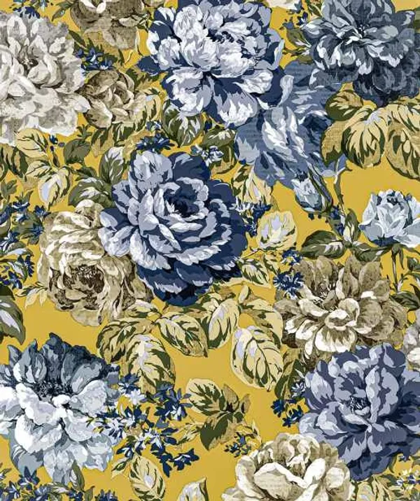 Yellow_Floral_Printed_Fabric_Material_For_Home_Furnishing