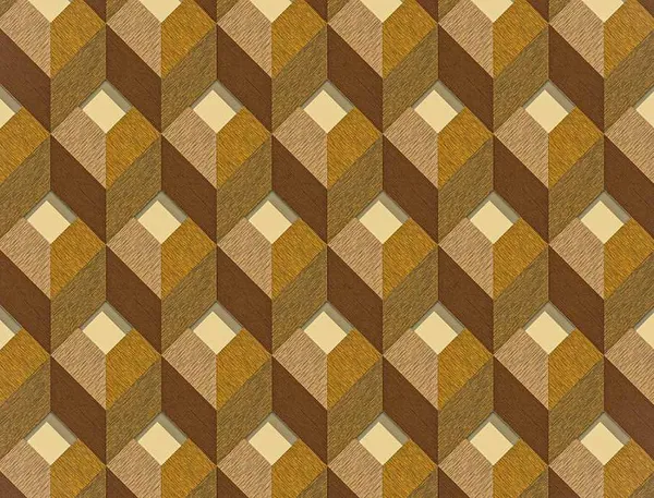 Imported_Paper_Contemporary_3d_Wood_Texture_Cube_Pattern_Wallpaper