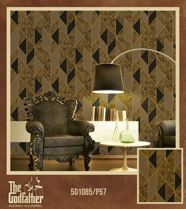 Imported_Paper_Geometric_Gold_Black_Diamond_Wallpaper