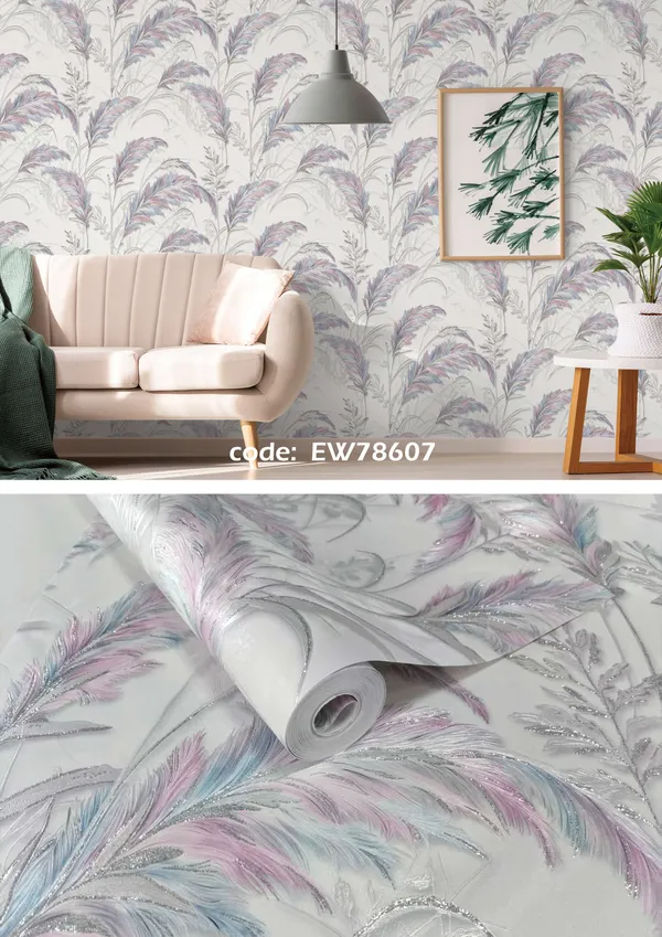 Imported_Paper_Purple_Grey_Feather_Peel_And_Stick_Wallpaper