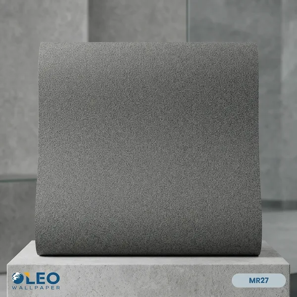 Imported_Paper_Modern_Solid_Gray_Textured_Wallpaper