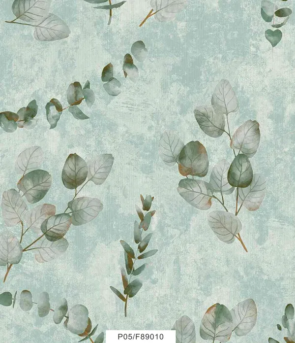 Imported_Paper_Botanical_Eucalyptus_Leaf_Watercolor_Wallpaper