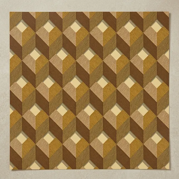 Imported_Paper_Modern_3d_Geometric_Cube_Pattern_Wallpaper