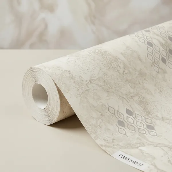 Imported_Paper_Luxury_Marble_Geometric_Diamond_Beige_Wallpaper
