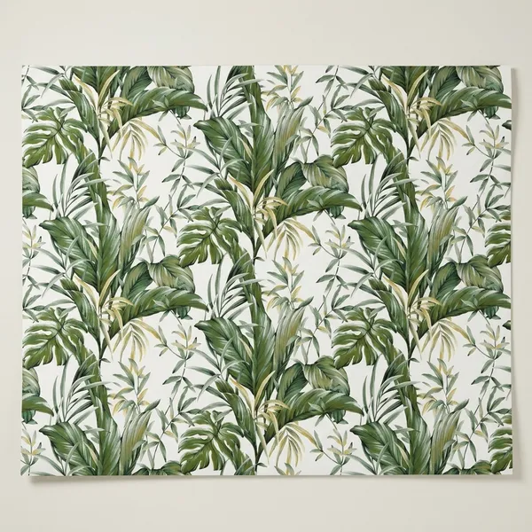 Imported_Paper_Tropical_Green_Leaf_Peel_And_Stick_Wallpaper