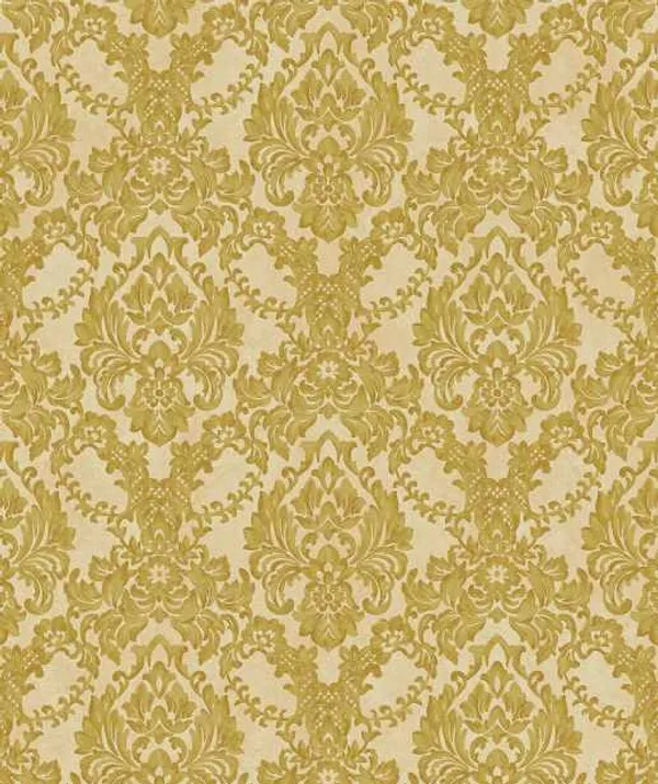 Vinyl_Classic_Damask_Gold_Cream_Decorative_Wallpaper
