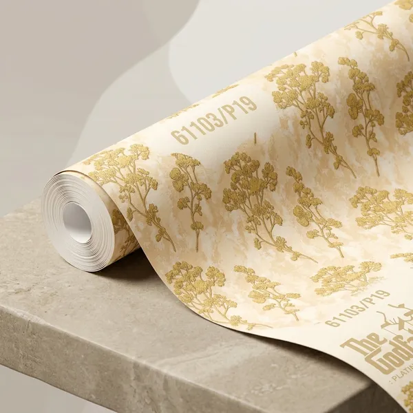 Imported_Paper_Classic_Floral_Print_Cream_Gold_Wallpaper