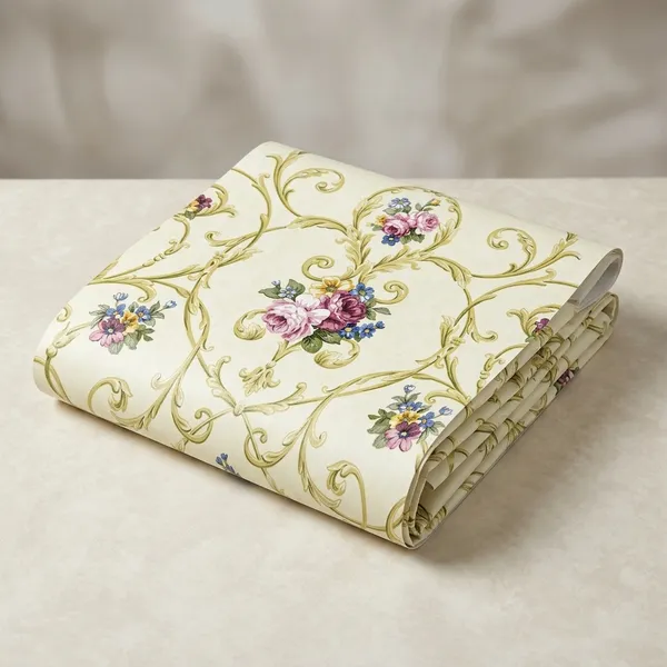 Imported_Paper_Classic_Cream_Floral_Scroll_Damask_Wallpaper