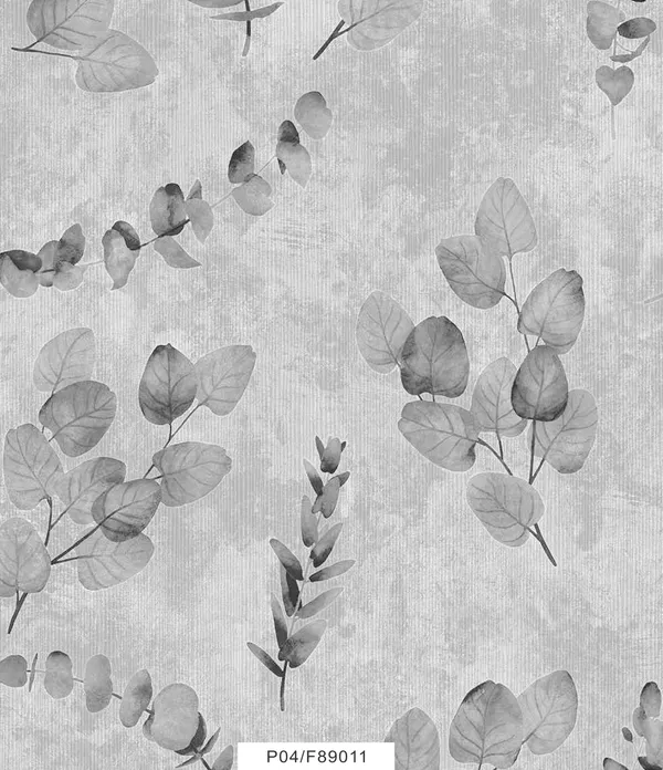Imported_Paper_Minimalist_Grey_Botanical_Leaf_Wallpaper