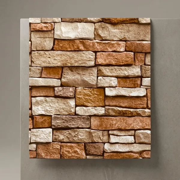 Imported_Paper_Rustic_Stone_Brick_Texture_Beige_Brown_Wallpaper