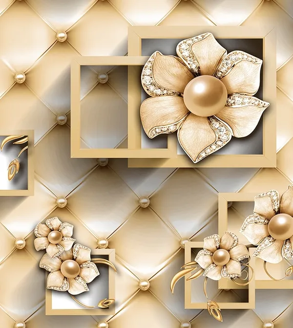 Golden_Pearl_Floral_Brooch_With_Crystal_Embellishments