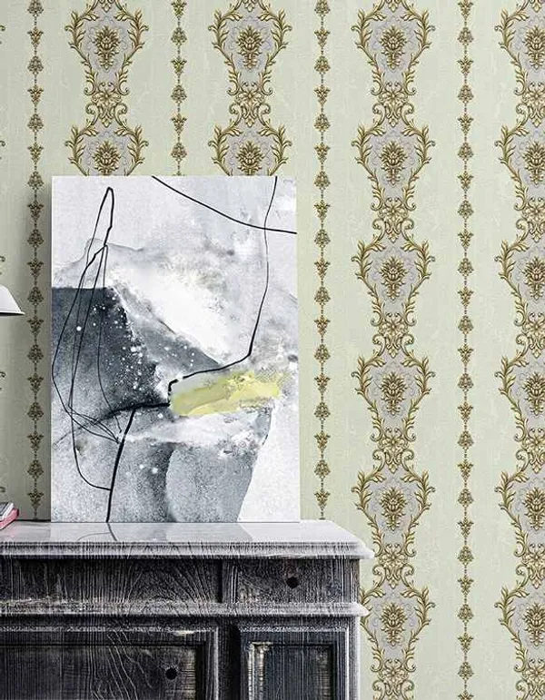 Imported_Paper_Beige_Gold_Baroque_Striped_Wallpaper