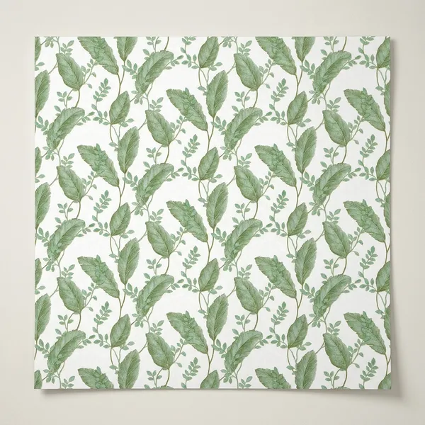Imported_Paper_Peel_And_Stick_Green_Tropical_Leaves_Wallpaper