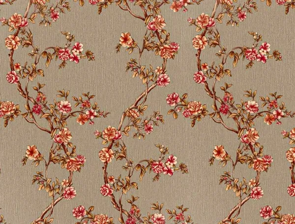 Beige_Floral_Print_Cotton_Fabric