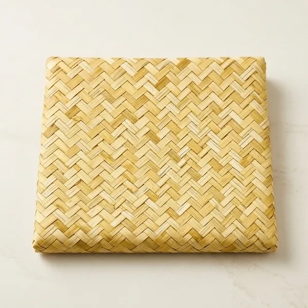 Imported_Paper_Natural_Bamboo_Herringbone_Pattern_Wallpaper