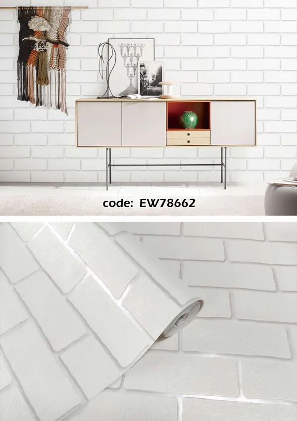 Imported_Paper_Contemporary_Brick_Pattern_White_Self_Adhesive_Wallpaper