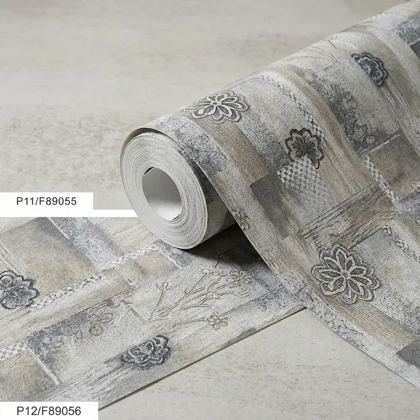 Imported_Paper_Industrial_Geometric_Patchwork_Textured_Wallpaper
