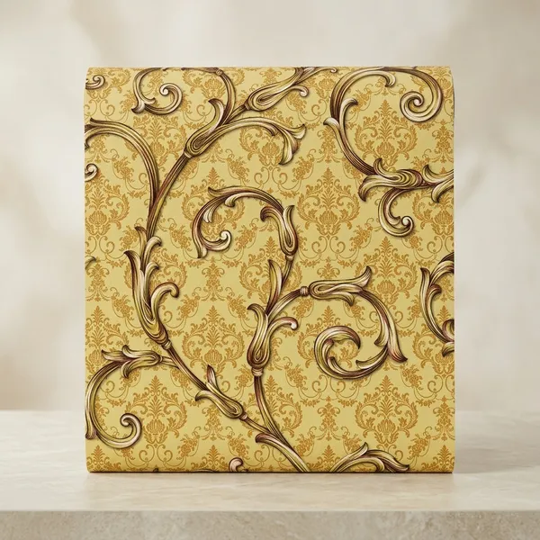 Imported_Paper_Victorian_Damask_Pattern_Gold_Brown_Wallpaper